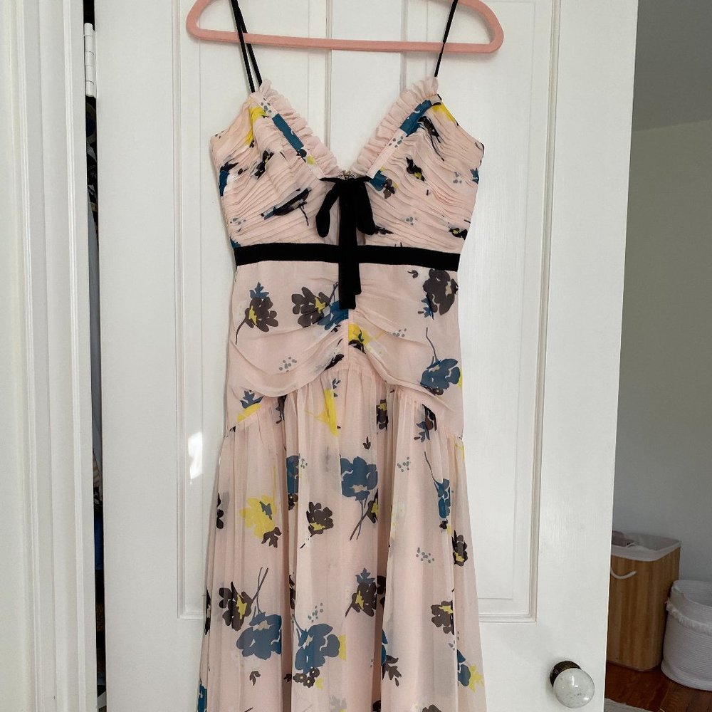 Self Portrait Floral Midi Dress